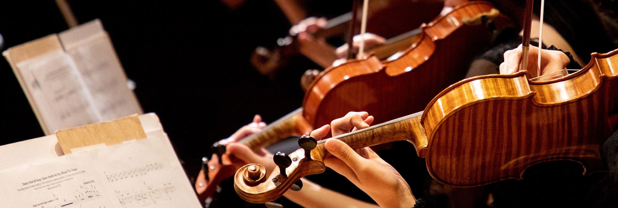 Generic violin hand shot