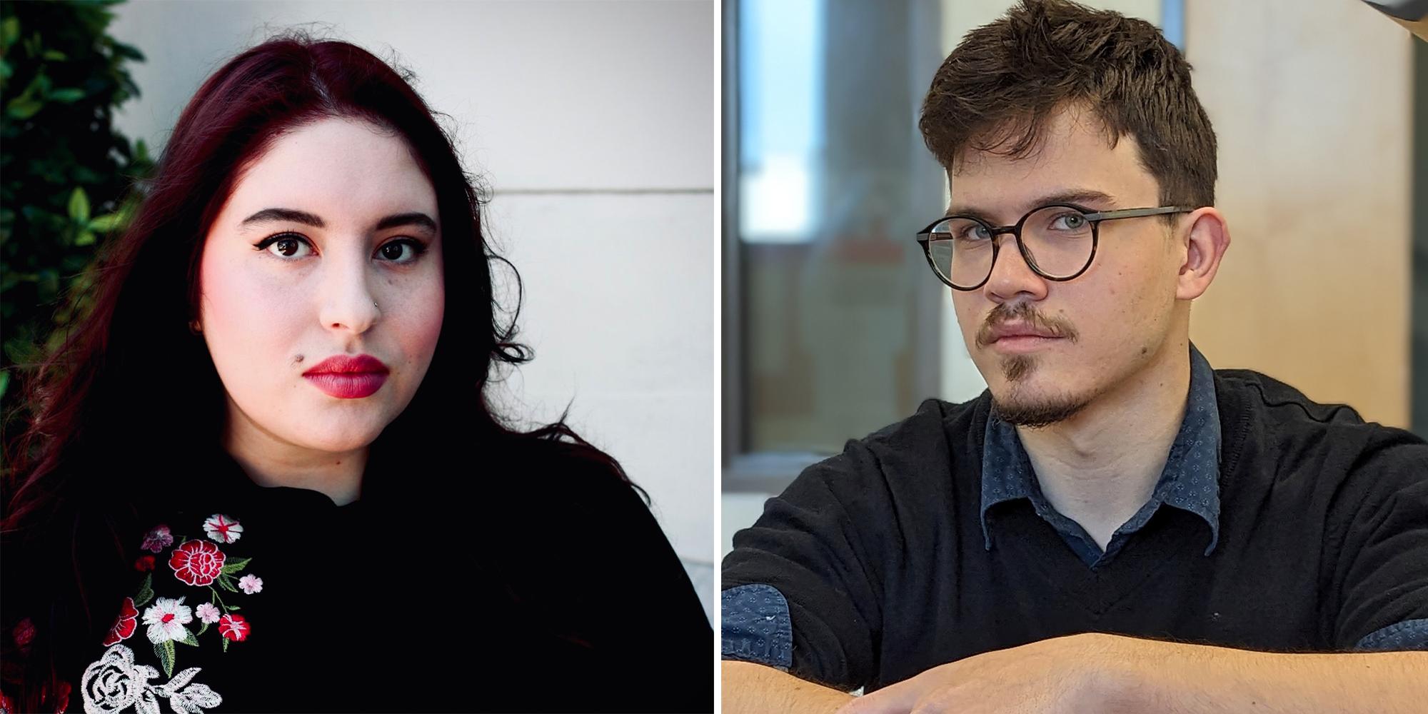 two headshots