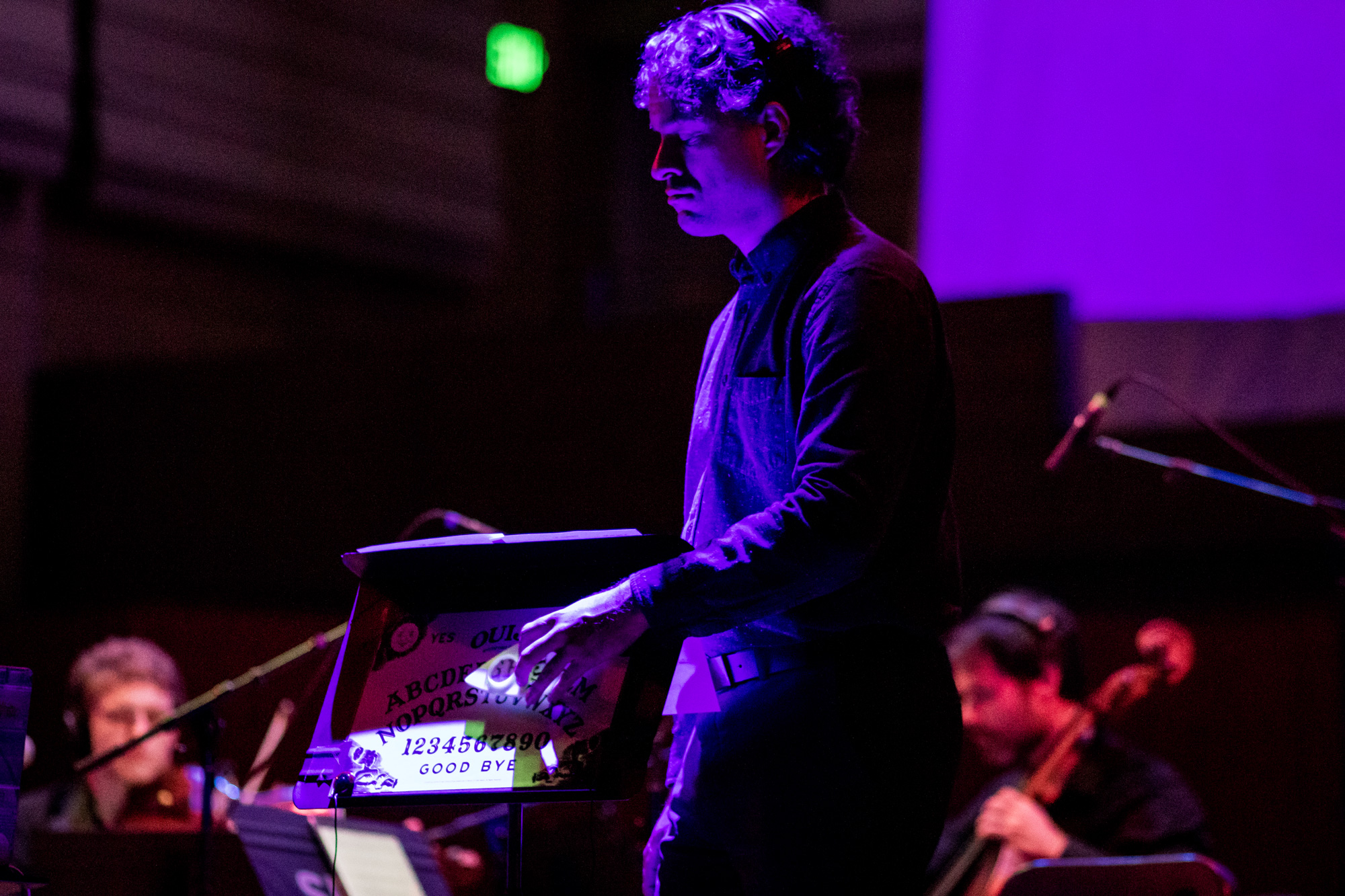 Nicole Lizée's &quot;Juxtapossession&quot; featured amplified Ouija boards.