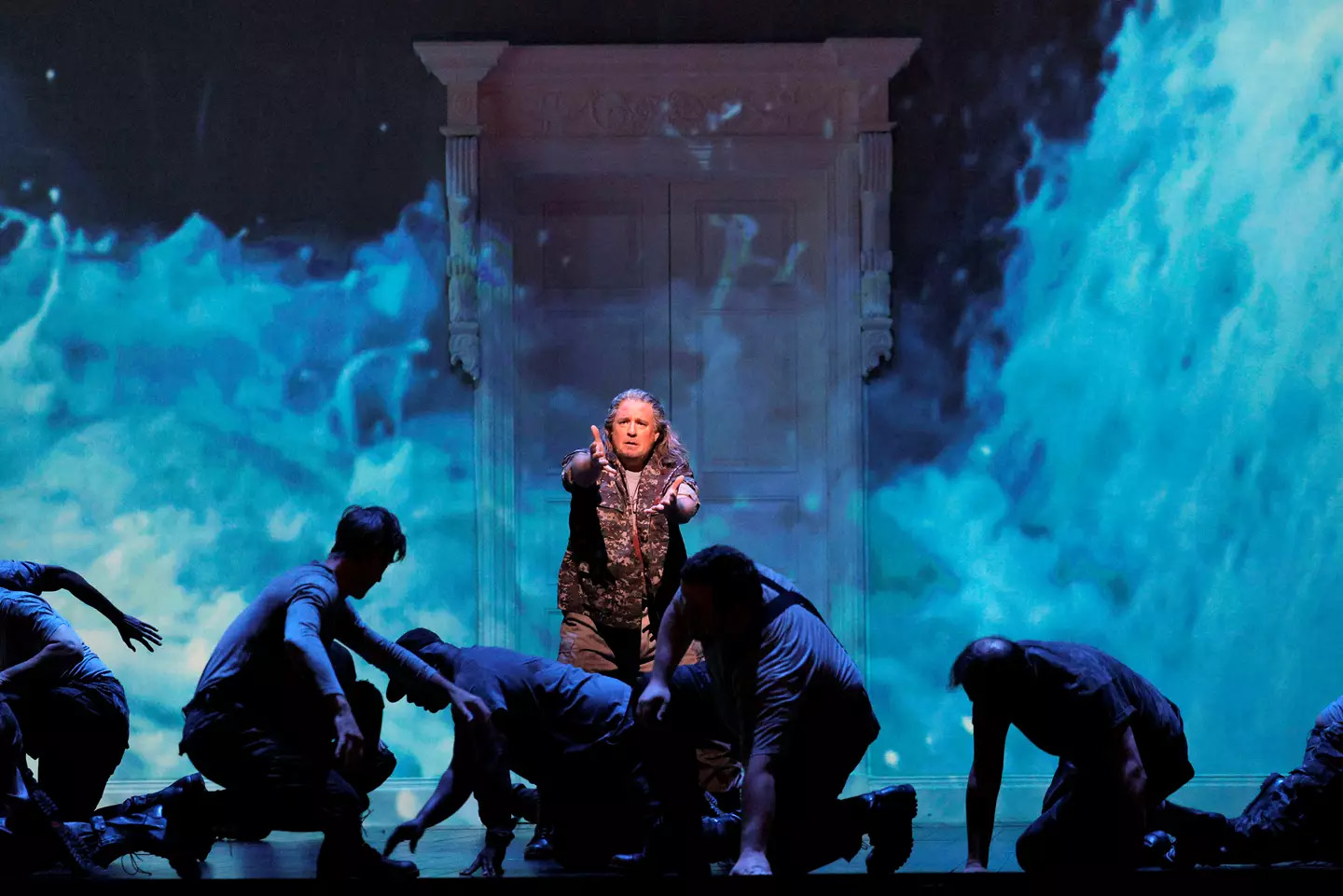 A scene from Mozart’s "Idomeneo". A scene from Mozart’s "Idomeneo".