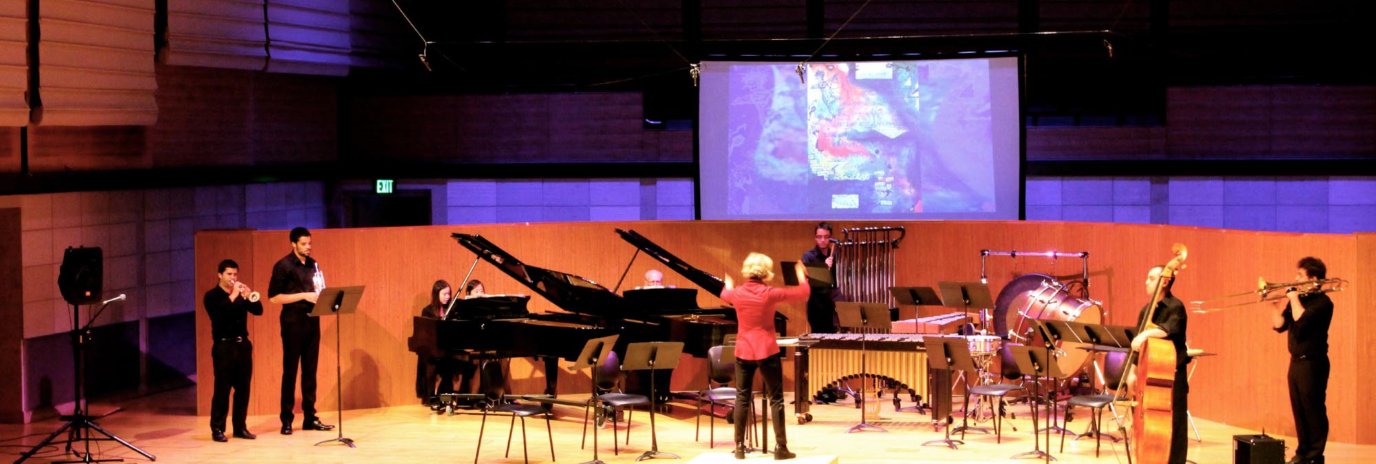 Nicole Paiment Conducting New Music Ensemble