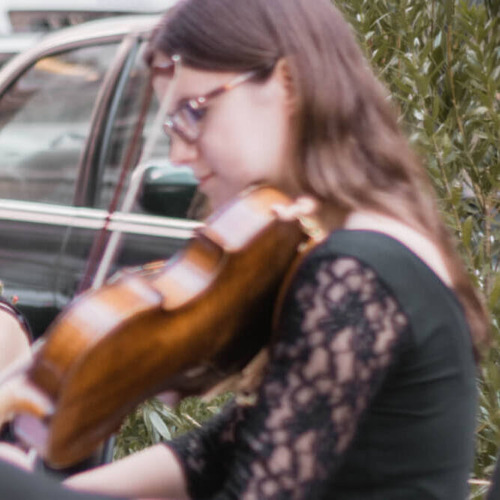 Student Playing Violin