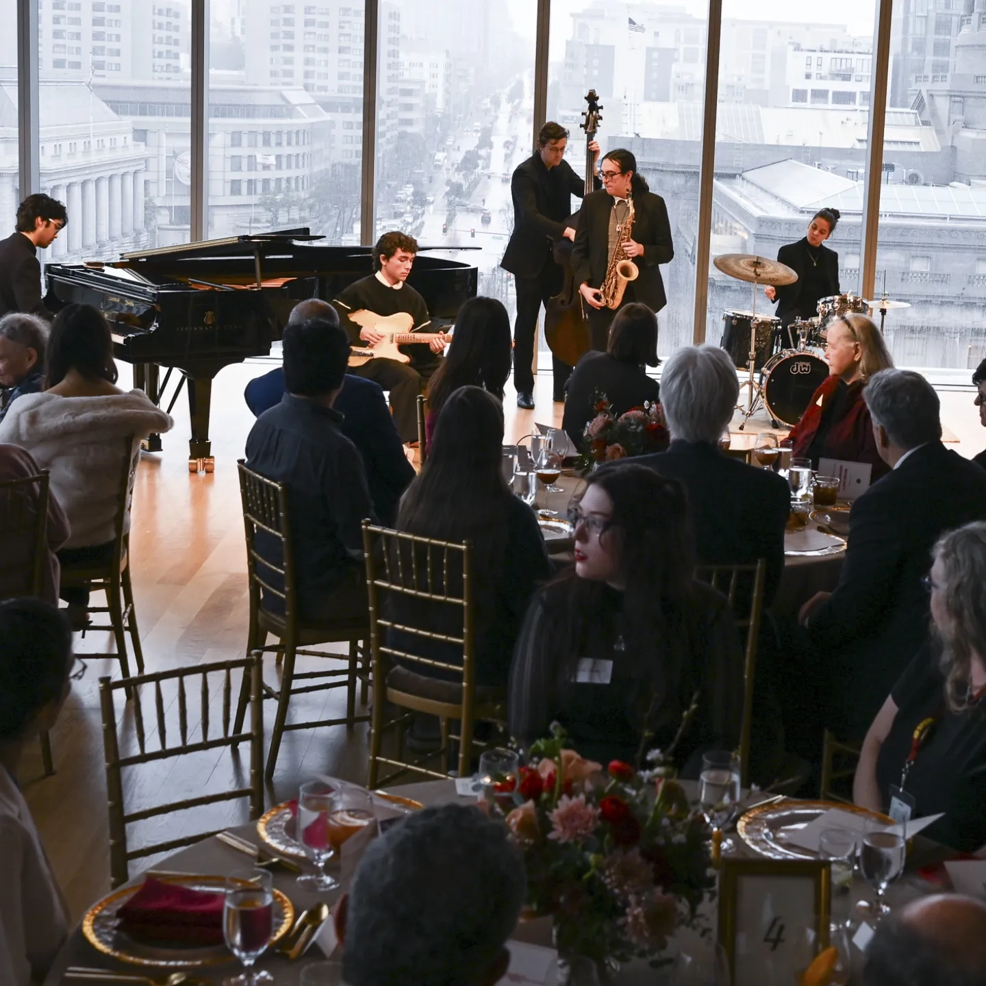 SFCM students perform at the fall 2025 scholarship luncheon.