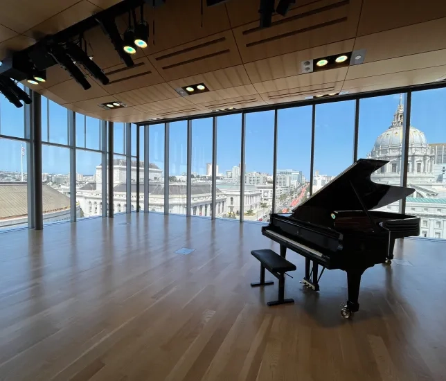 The Barbro Osher Recital Hall.