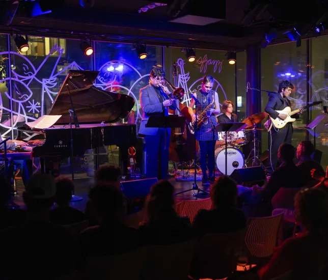 Roots, Jazz, and American Music students perform at SFJAZZ.