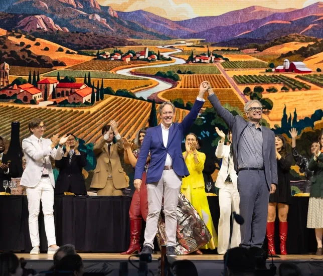 Jake Heggie and Gene Scheer with the cast of 'The Judgement of Paris.'