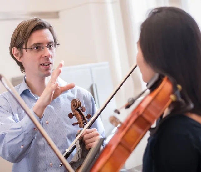 Dimitri Murrath with Student