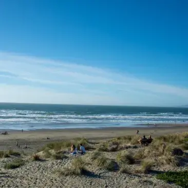 Ocean Beach on a sunny day