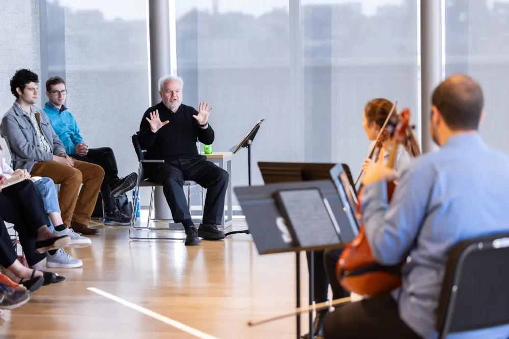 Emanuel Ax at SFCM. 