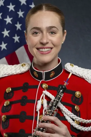 Staff Sergeant Belinda Rosen of the United States Marine Band.