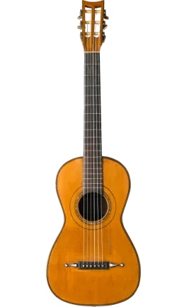 1837 Louis Panormo guitar front