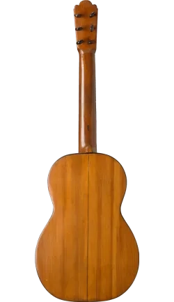 1876 Manuel de Soto y Solares guitar back