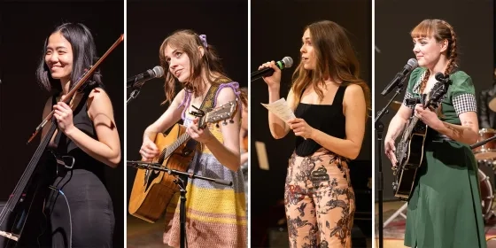 Performers at the "Future Is Female" concert at SFCM.