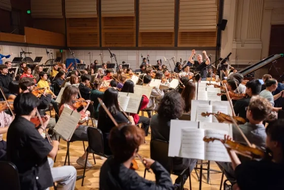 The SFCM Orchestra conducted by Edwin Outwater.