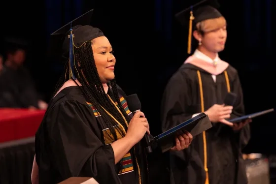 Rayna Campbell and Josh Choi.