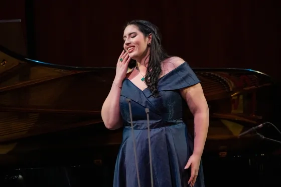 Alissa Goretsky at the Metropolitan Opera House. 