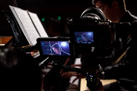 Diego Carillo being filmed for '60 BPM.'