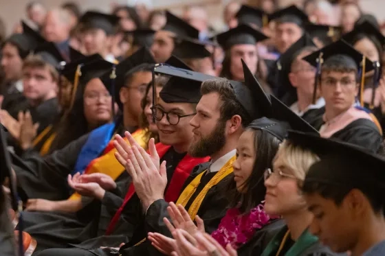 SFCM students at 2025's commencement.