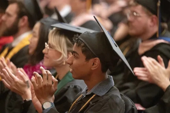 Students at SFCM's 2025 commencement.
