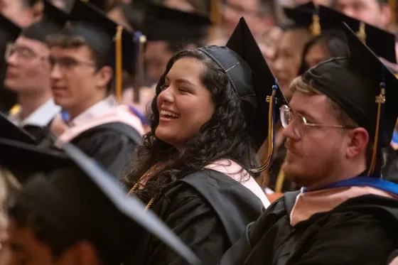 Students at SFCM's 2025 commencement.