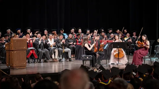 SFCM Commencement at the Herbst Theatre. 