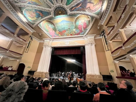 The Xicohténcatl Theater in Tlaxcala, Mexico.
