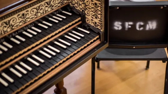 One of SFCM's historical instruments.