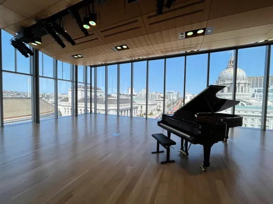 The Barbro Osher Recital Hall. The Barbro Osher Recital Hall.