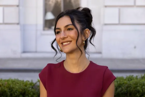 Voice student Kyra Leetz.