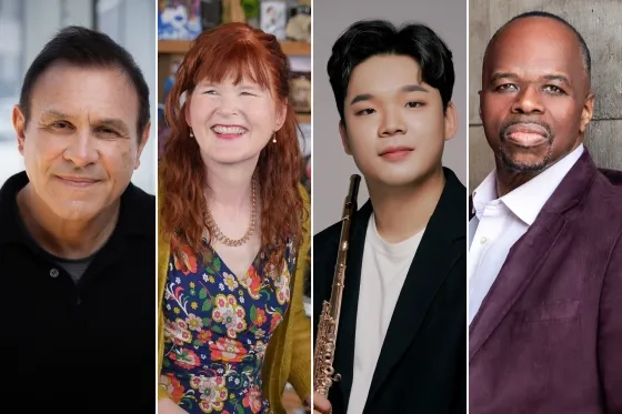 From left: David Conte, Sarah Cahill, Yubeen Kim, and Lester Lynch.