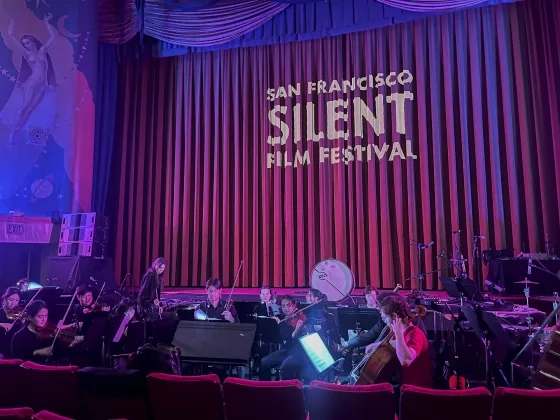 SFCM students perform at the Orinda Theatre at the 12025 San Francisco Silent Film Festival. 