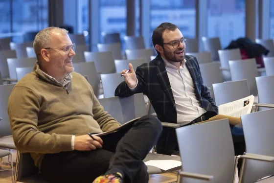 Opus 3 Artists' Nathan Wentworth (left) and Trevor Newman.
