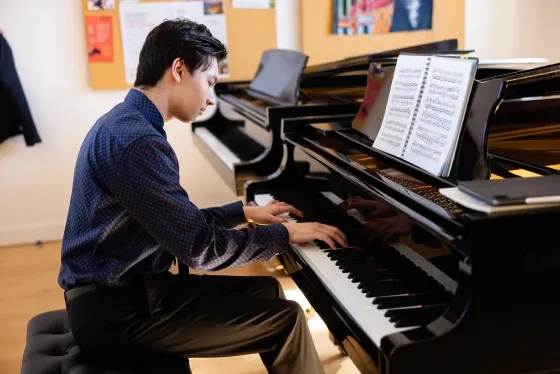 16-year-old SFCM pianist David Gatien.