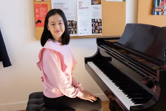 Pre-College student Isabel Feng. 