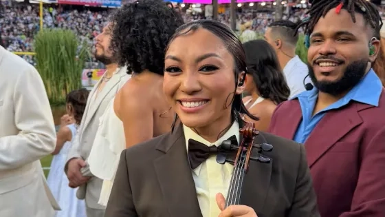 Rose Crelli at Levi's Stadium during Super Bowl LX.