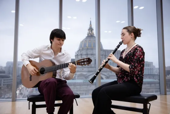 Duo Panoro (from left: Kaz Hudson and Zoe King).