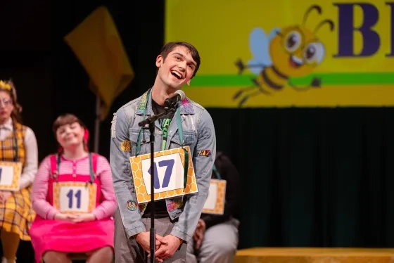  Student JJ Trimble as Leaf Coneybear. 