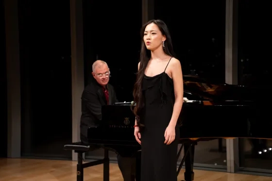 Krystal Mao in Craig Terry's 2026 "Beyond the Aria' performance. 
