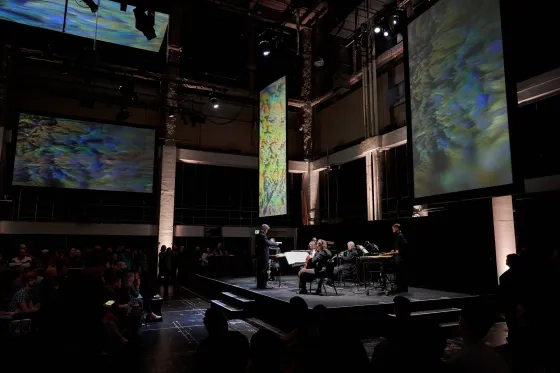 Edwin Outwater at one of his San Francisco Symphony Soundbox performances.