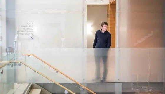 SFCM student inside 50 Oak