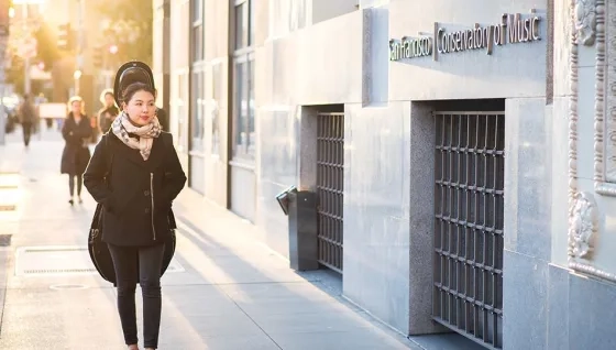 Cello student at San Francisco Conservatory of Music