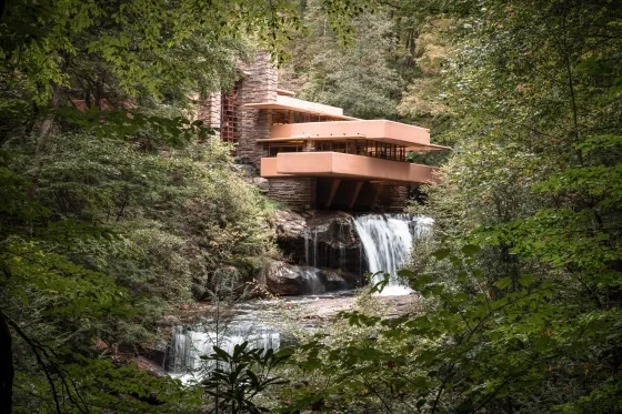 Frank Lloyd Wright's Fallingwater.
