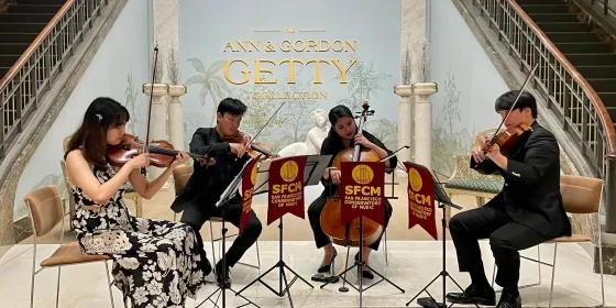 SFCM students perform at Christie’s 