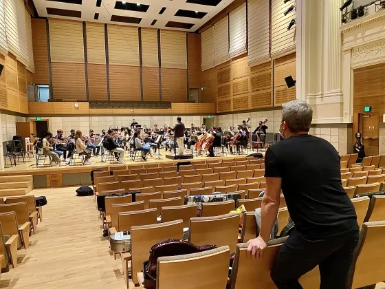 SFCM orchestra, Edwin Outwater, Jaco Wong