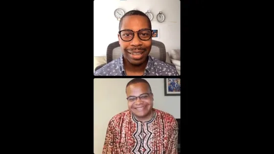 Jason Hainsworth and Reverend James Smith