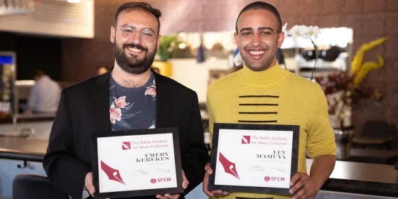 Emery Kerekes (left) and Lev Mamuya (right)