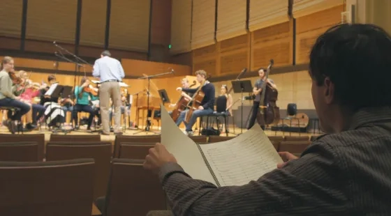 Audience viewing Orchestra Performance