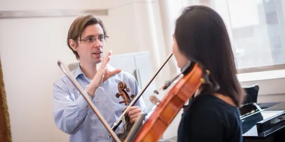 Dimitri Murrath with Student