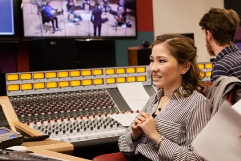 a student in studio A