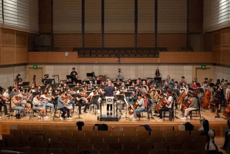 SFCM orchestra rehearsal